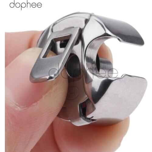 Dophee 1pcs Steel Bobbin Case Hem size 1/8 for Industrial Sewing Machine Lockstitch for BROTHER SINGER PFAFF Sewing Machines