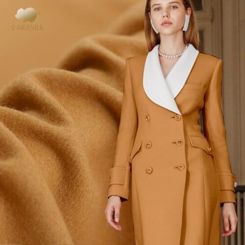 Double - sided double - layer wool fabric Italy order quality wool fabrics for autumn and winter clothing wool fabric wool cloth