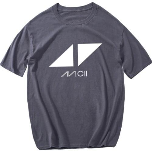 Avici cotton t shirt men hip hip hipster O-neck casual t-shirt summer tops 2021 vintage aesthetic tshirt men clothes harajuku