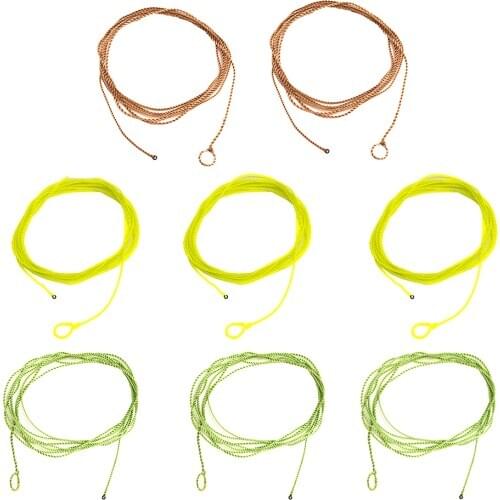 Fly Fishing Leader with Tippet Ring PET Furled Leader Outdoor Ropes for Camping Climbing Hunting