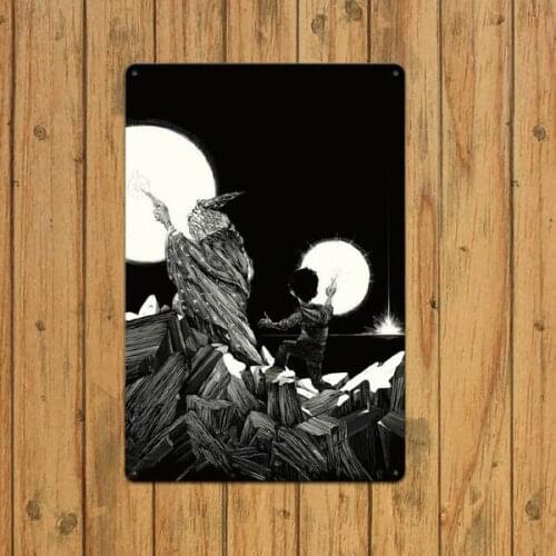 Metal Tin Signs Dark Gothic Style Decor Bar Pub Home Retro Studio 20cm*30cm