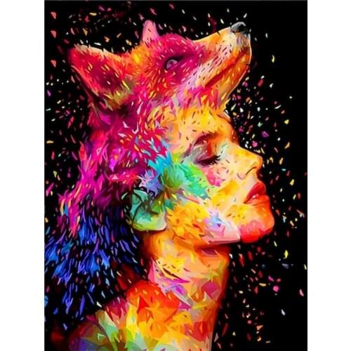 GATYZTORY DIY Oil Painting By Numbers Color Woman HandPainted Kits Drawing Canvas Pictures By Numbers Portrait Home Decor Gift