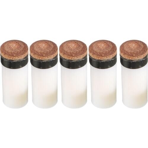 New 5pcs Billiard Replacement Set 12mm Pool Billiard Cue Stick Ferrules Screw-On Tips For Snooker Billiard Accessories Supplies