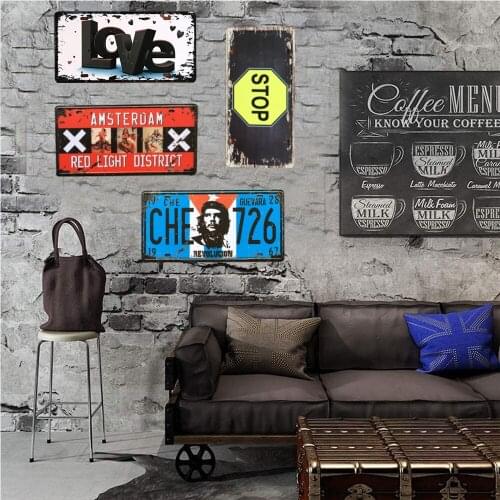 16x30cm Retro Art Garage Warning Signs Plaques Vintage Metal Tin Wall Sign Plague Poster Wall Mount Decor For Cafe Bar Pub Beer