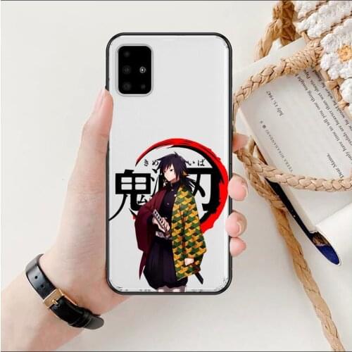 Lovely Kimetsu No Yaiba Anime Style Transparent Phone Case Hull For Samsung Galaxy A 50 51 20 71 70 40 30 10 80 E 5G S Shell Art