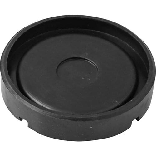 Jack Pad, Cross Slotted Frame Rail Floor Jack Disk Rubber Pad, for Pinch Weld Side, Universal Jack Pad Adapter