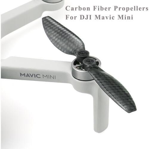 For DJI Mavic Mini Propellers Carbon Fiber Props Hard Durable Lightweight 4726F Propellers Foldable Low Noise Blades Accessories