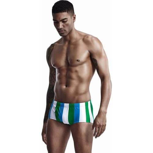 Seobean Swimwear Men Breathable Swim Trunks Quick Dry Swimsuit Men Swim Suits Boxer Shorts Comfortable Swimsuits Surf Sunga