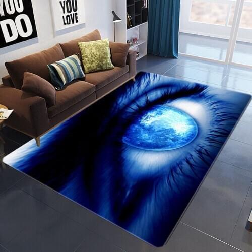 Nordic Simple Geometric Pattern Carpets For Living Room Bedroom Area Rugs Creative 3D Printed Home Carpet Coffee Table Floor Mat