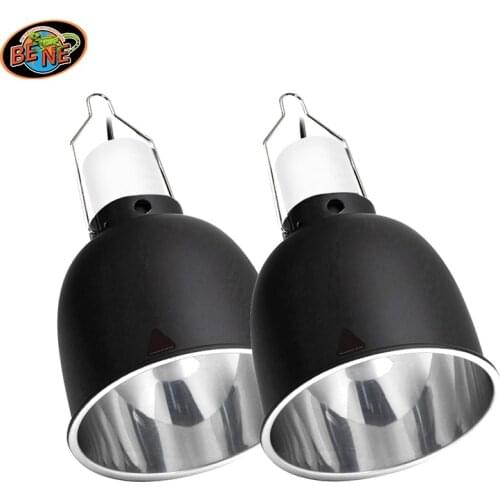 BENE 5.5 Deep Dual Reptile Light Fixture for Reptile Dome UVB Light Fixture Dual Lighting Lamp Kit 2 Packs Free Shipping