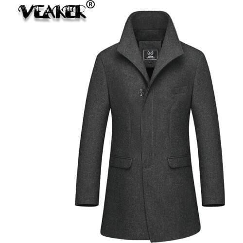 Мужские вязаные пальто VEAKER China At AliExpress