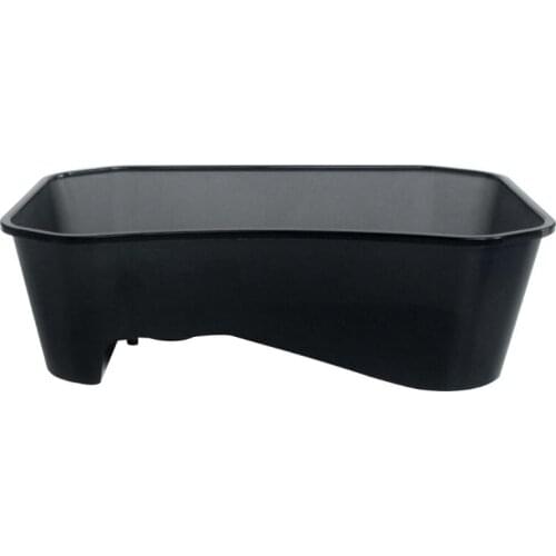 Reptile Vivarium Box Turtle Tortoise with Basking Ramp Tank Breeding Food Tool