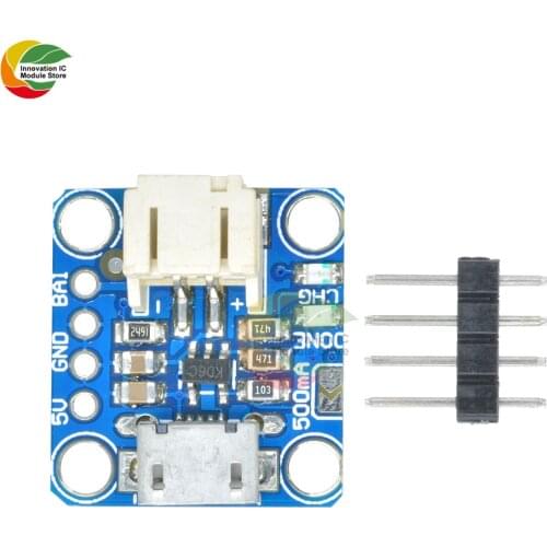 Micro-Lipo Micro-B Micro USB Battery Charger Charging Board Module Lithium LiIon For LiPo V1 Sensor Li-ion Diy Electronic