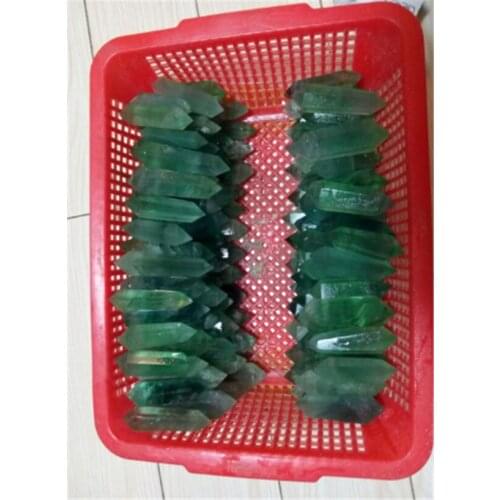 500 grams， Natural stone, crystal pillar, fluorite crystal pillar double points, home decoration