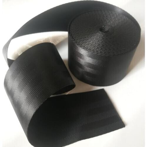 7.5cm 3M-20M car modified seat belt webbing Black 3C standard racing seat belt car accessories