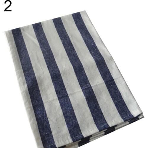 80% HOT SALE Linen Cotton Stripe Kitchen Table Mats Napkin Placemat Cloth Cup Coaster Pad