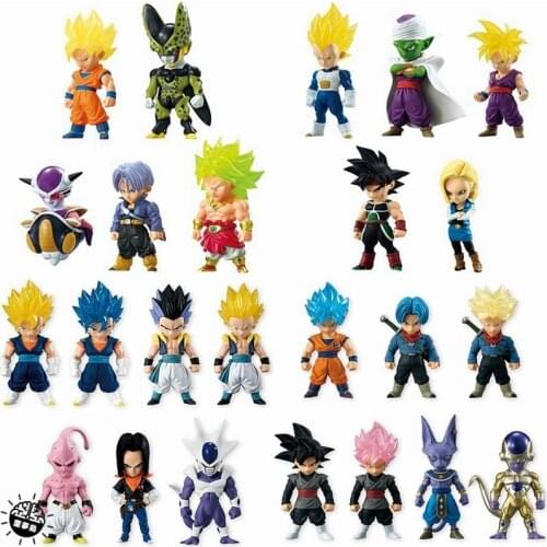 Bandai Hedan Anime Dragon Ball Adverge1 Goku Sharu Fuli Sabroli 4 Trunks Gohan Decoration Hand-made Gift