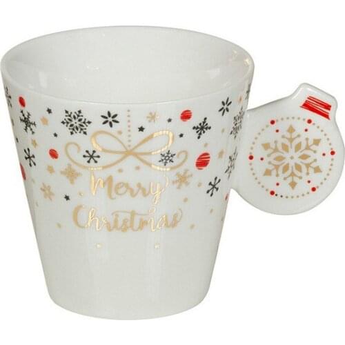 Cup with Plate Xmas Porcelain