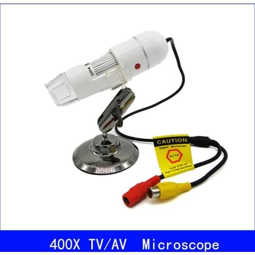 400x TV/AV Interface digital Microscope Professional Coms Sensor 500X USB for electronics For mobile phone PC Repair Base Tools
