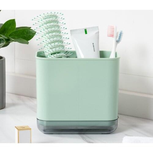 Multifunctional Storage Rack Chopsticks Drain Plastic Racks Spoon Fork Storage Basket Double Tableware Strainer Kitchen Supplies