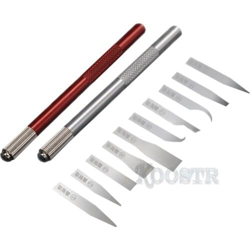 10 in 1 IC Chip Repair Thin Blade Tools Set CPU Metal Remover Burin To Remove For Mobile Phone Computer CPU NAND IC Chip Repair