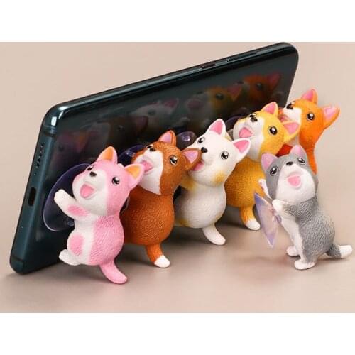 2021 New Miniature Figurines Model Mini Animal Cartoon Dog PVC Figures For Kids Home Decor Accessories Childrens Cute Toy Gift