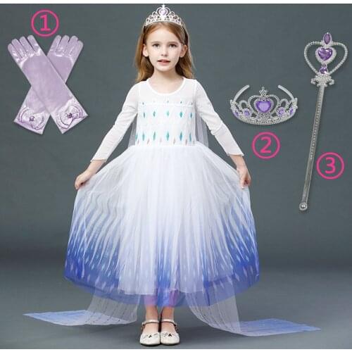 Girls Dress Dress Halloween Princess Cosplay Costume Kids Dresses for Girls Clothing Long Tulle Carnival Party Gown Baby Clothes