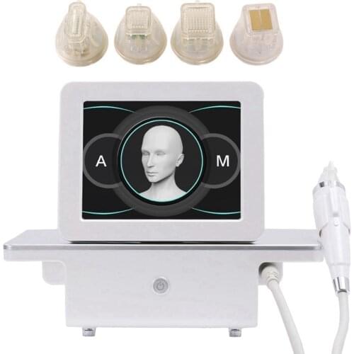 Portable Micro Needle Fractional RF Machine 10/25/64/Nano Cartridge Tips Face Skin Lifting Anti Stretch Marks Wrinkle Removal