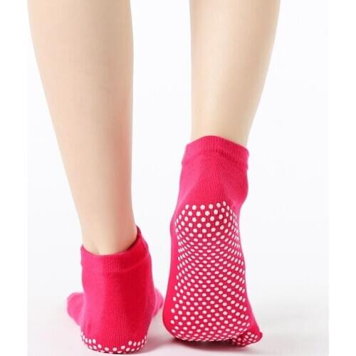 Anti-slip Socks With Silicon Floating Point Finger-separated For Yoga Indoor Sports Foot Care Motion Auxiliary Socks Cushion