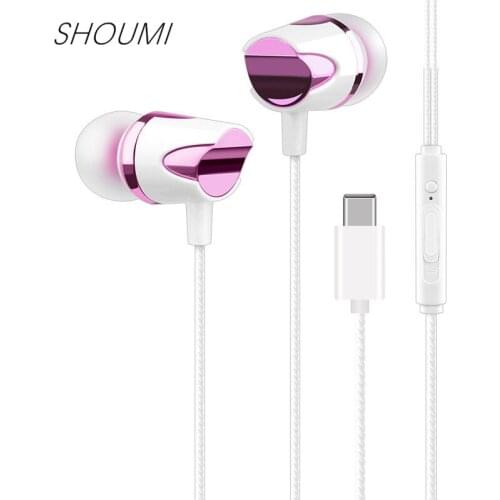 In-ear Wired Ear Phone 3.5mm Earbuds Earphones Music Sport Gaming Headset Stereo Blue with Mic for Iphone Xiaomi Samsung Huawei