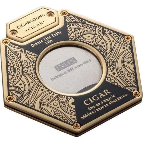 Cigar Cutter portable vintage Thin cigar scissors Stainless Steel Metal Classic Cigar Cutter Guillotine With Gift Box CC-09