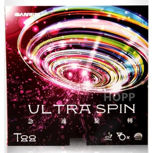 SANWEI T88 ULTRA Spin Table Tennis Rubber Half-sticky Speed Training Pimples In Original SANWEI Ping Pong Sponge