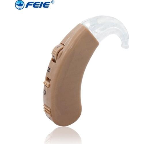 Portable Hearing Aid Voice Amplifiers For Elderly/Deafness Save Electricity Volume Control Behind The Ear Invisible Aids S-9C