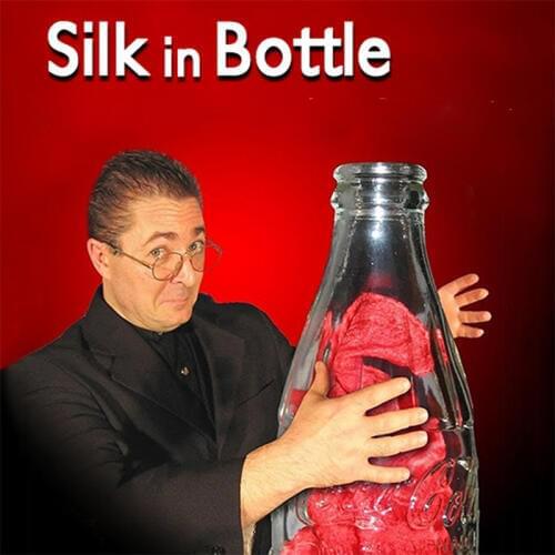 Silk in Bottle Magic Tricks Stage Magia Silk Appear in Empty Bottle Magie Mentalism Illusions Gimmick Props Accessaries Magician
