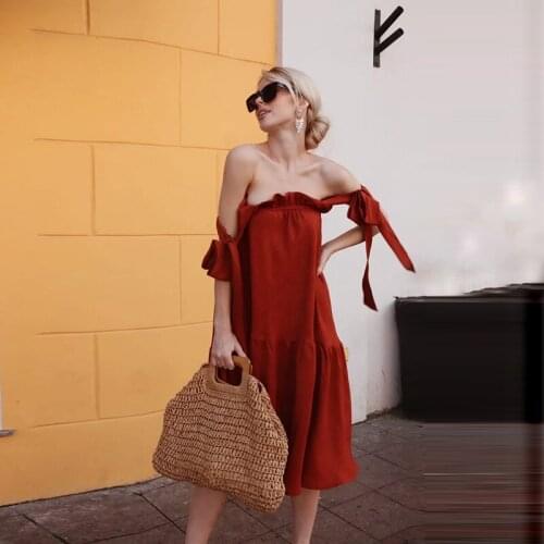 Shyloli Red Summer Dresses