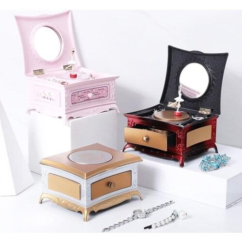 Nordic Classical Spinning Little Girl Ballet Music Box музыкальная шкатулка Creative Nostalgic Phonograph Birthday Gift Decor