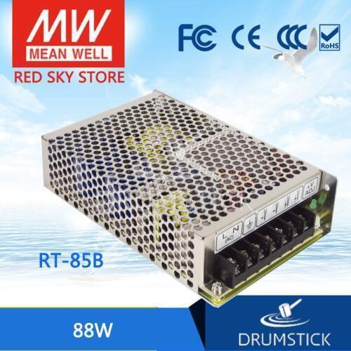 Steady MEAN WELL RT-85B meanwell RT-85 88W Triple Output Switching Power Supply