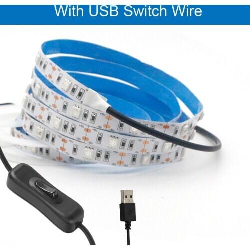 5V UV led strip SMD5050 USB Powered/With USB Switch Non-Waterproof tape Ultraviolet for DJ Fluorescence 395-405nm Body painting