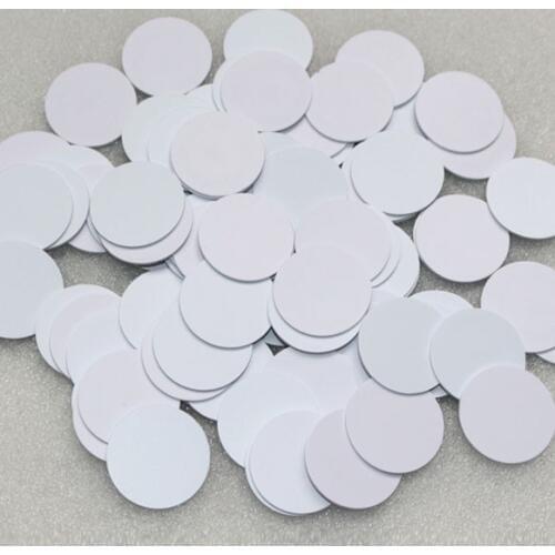 125KHz ID TK4100 read only PVC tags RFID smart passive cards diameter 18mm