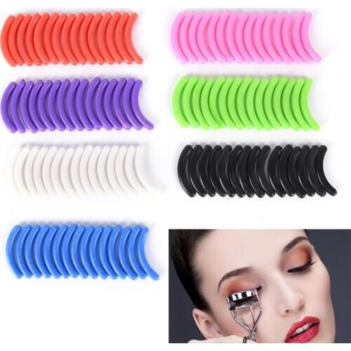 15Pcs Refill Rubber Pads Make Up Tool Replacement Eyelash Curler Circle Tool Hot Plastic Eyelash Curler Replacement Pads