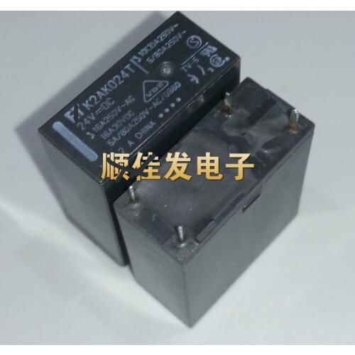 5piece) K2AK012T FTR-K2AK012T K2AK024T FTR-K2AK024T DIP-4 16A 12VDC 24VDC Power Relay new and original