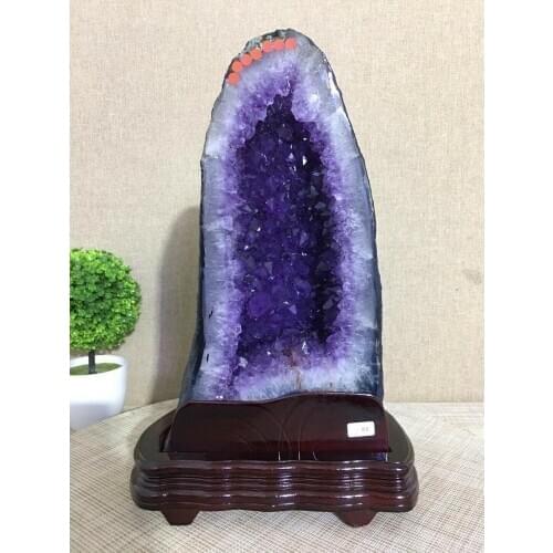 9000G / 15000G/ 20000G/ 30000G / Natural amethyst quartz cluster crystal specimen healing + stent