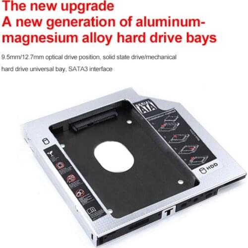 Hard Disk Drive Adapter HDD Caddy SATA SSD Bracket For Apple-MacBook Pro A1278 A1286 A1297 Accessories High Quality For Laptop