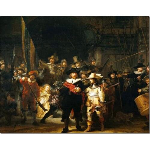 Wholesale free shipping,5D DIY Diamond Painting Rembrandt The Night Watch Full Diamond Mosaic Embroidery Cross Stitch A1329