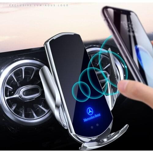 15W Fast Car Qi Wireless Charger for iPhone 12 Pro Max 11 XS XR X 8 Magnetic USB Infrared Sensor Air Vent Phone Holder Stands Q3