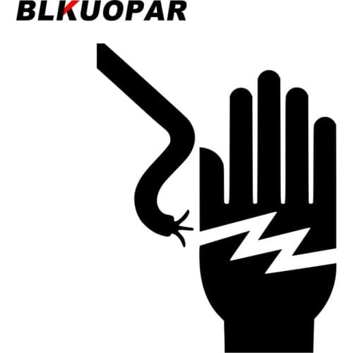 BLKUOPAR for Hand Electricity Car Stickers Vinyl Decals Windshield Bumper Waterproof Skateboard Suitcase Sunscreen Decoration