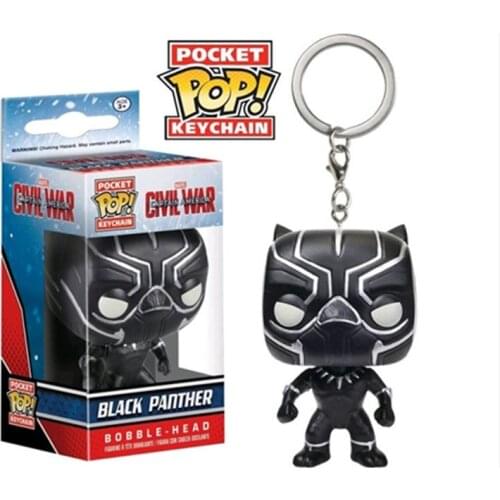 Funko Pop Keychain Civil War Black Panther