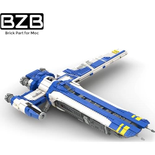 BZB MOC Fallen Order Planet Series Mantis Interstellar Spaceship Airship Building Block Creative Model Kid Boy DIY Toy Best Gift