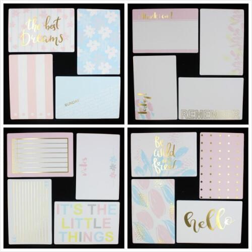 10Pcs 4'' * 6'' Double-side Printed Colorful Paper Cards for Scrapbooking DIY Projects/Photo Album/Card Making Crafts