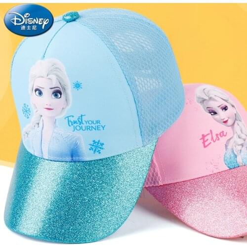 Disney Frozen Aisha Childrens Sun Hat Girls Summer Thin Big Hat Mesh Sun Hat Sun Hat Baby Sun Hat